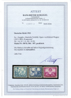 DR, Mi.-Nr. 505 B, 506-507, FA. SchlegelBPP. - Other & Unclassified