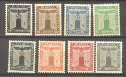 Allemagne  -  Reich  -  Service :  Mi  144-51  ** - Dienstmarken