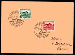 Dt. Reich  "Saarpfalz" Auf FDC - Autres & Non Classés