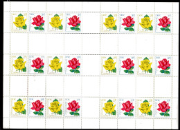 DDR Markenheftchenbögen 14+15 A - Postzegelboekjes
