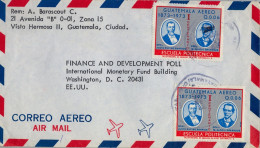 1975 GUATEMALA - WASHINGTON , SOBRE CIRCULADO , CORREO AÉREO , ESCUELA POLITÉCNICA - Guatemala