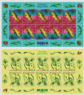 (!) Latvia Lettland Lettonie 2024 Europa CEPT Underwater Flora And Fauna Fish Plant MINI SHEET - Lettland