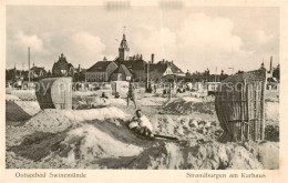 73822260 Swinemuende Swinoujscie Strandburgen Am Kurhaus Swinemuende Swinoujscie - Polen