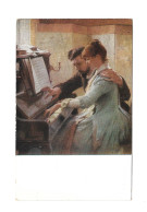 A Piano Lesson Albert Edelfelt Painting Goteborgs Museum Art Postcard - Paintings