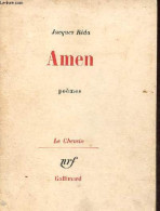 Amen - Poèmes - Collection " Le Chemin " - Exemplaire N°144/2200 Sur Bouffant Alfa Calypso Des Papeteries Libert. - Réda - Otros & Sin Clasificación