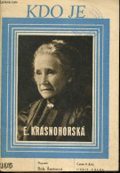 KDO JE - N°105 - E. Krasnohorska - Eliska Krasnohorska - BOH. SRETROVA - COLLECTIF - 1948 - Cultura