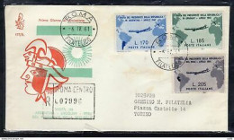 Italia FDC Venetia 1961 Gronchi  Viaggiata Racc. Per L'Italia - FDC