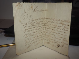 3 SCRITTI SCRITTO LETTERE 1823 1808 1839 RICEVUTE PAGAMENTI PREFILATELIA - Historische Dokumente