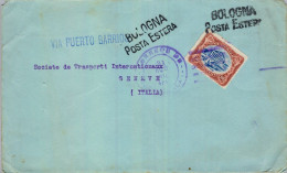 1905 BANCO INTERNACIONAL DE GUATEMALA , VIA PUERTO BARRIOS , BOLOGNA POSTA ESTERA , LLEGADA GINEBRA , GÉNOVA - Guatemala