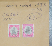 SOUTH AFRICA   STAMPS Drommedaris Ship 1d  1933  L21  ~~L@@K~~ - Usati