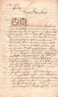 ANNO  1860 - DOCUMENTO CON MARCHE DA BOLLO 1 FL 25 KR   - 8 - Unclassified
