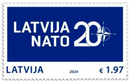 (!) Latvia Lettland Lettonie 2024 Latvia In NATO - 20 Years MNH - Latvia