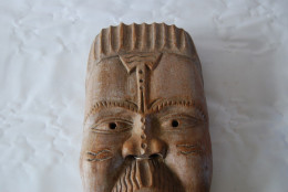 E1 Ancienne Masque Buste Africain - Outil Ancien - Ethnique - Tribal - Arte Africana