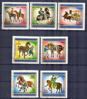 Guinée Equatoriale 1977 Chevaux (2) Yvert N° 106 Et PA 90 Oblitéré Used - Equatoriaal Guinea