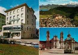 13483028 Einsiedeln SZ Hotel St. Johann Fliegeraufnahme Einsiedeln SZ - Autres & Non Classés