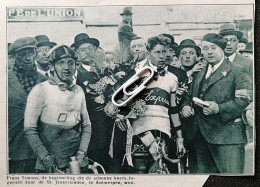 WIELERSPORT 1934 / FRANS SIMONS WON DE KOERS INGERICHT DOOR DE ST. JANSVRIENDEN TE ANTWERPEN - Zonder Classificatie