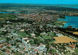 13478060 Kreuzlingen TG Mit Konstanz Rhein Bodensee Ueberlingersee Fliegeraufnah - Sonstige & Ohne Zuordnung