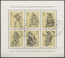 DDR 1978 Kupferstich Zeichnungen Kleinbogen 2347/52 K Gestempelt (C96998) - Other & Unclassified