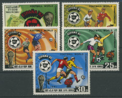 Korea (Nord) 1981 Fußball-WM'82 Spanien 2099/03 Postfrisch - Korea, North