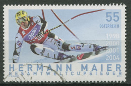 Österreich 2004 Skirennfahrer Hermann Meier 2497 Gestempelt - Used Stamps