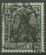 Deutsches Reich 1918 Germania 104 A Gestempelt Geprüft - Used Stamps