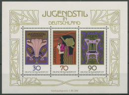 Bund 1977 Jugendstil Block 14 Postfrisch (C98630) - Sonstige & Ohne Zuordnung