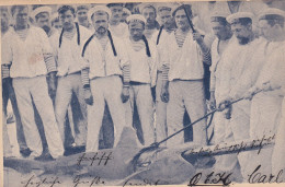 Russian Sailors With Shark. - Rusland