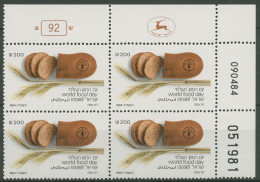 Israel 1984 Welternährungstag Getreide 977 Plattenblock Postfrisch (C61795) - Ongebruikt (zonder Tabs)