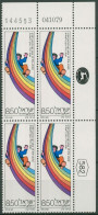 Israel 1979 Jahr Des Kindes Regenbogen 811 Plattenblock Postfrisch (C61751) - Unused Stamps (without Tabs)
