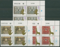 Israel 1989 Festtage Papierarbeiten 1137/39 Plattenblock Postfrisch (C61866) - Ungebraucht (ohne Tabs)
