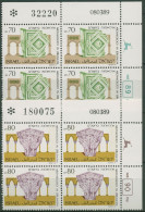 Israel 1989 Archäologie Relief Kapitell 1127/28 Plattenblock Postfrisch (C61861) - Unused Stamps (without Tabs)