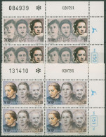 Israel 1992 Frauen 1212/13 Plattenblock Postfrisch (C61893) - Neufs (sans Tabs)