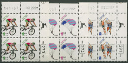 Israel 1996 Sport 1362/64 Plattenblock Postfrisch (C61956) - Neufs (sans Tabs)