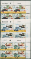 Israel 1994 Fahrzeuge Personenverkehr 1318/20 Plattenblock Postfrisch (C61936) - Unused Stamps (without Tabs)