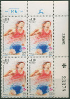 Israel 1991 Olympia Sommerspiele Barcelona 1207 Plattenblock Postfrisch (C62018) - Unused Stamps (without Tabs)