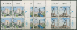 Israel 1991 Elektrizitätserzeugung 1192/94 Plattenblock Postfrisch (C62027) - Neufs (sans Tabs)