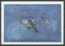 Lesotho 1987 Wissenschaft Raumsonde Mariner 10 Block 41 Postfrisch (C27194) - Lesotho (1966-...)