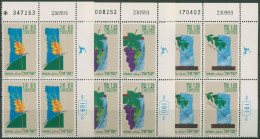 Israel 1993 Festtage Nahrungsmittel 1274/76 Plattenblock Postfrisch (C61987) - Nuevos (sin Tab)