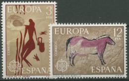 Spanien 1975 Europa CEPT Gemälde Höhlenmalerei 2151/52 Postfrisch - Nuevos