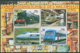 Niger 1999 Eisenbahn Lokomotiven 1753/56 K Postfrisch (C62522) - Niger (1960-...)