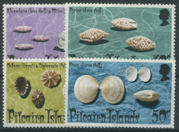 Pitcairn 1974 Meeresschnecken Und Muscheln 137/40 Mit Falz - Pitcairn Islands
