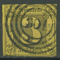 Thurn Und Taxis 1852/58 3 Sgr. 6 A Mit Nr. Stpl. 301 BREMEN - Altri & Non Classificati