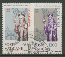 Vatikan 1984 Heiliger Kasimir Kathedrale Vilnius 846/47 Gestempelt - Used Stamps