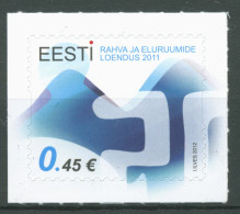 Estland 2012 Volkszählung 720 Postfrisch - Estland