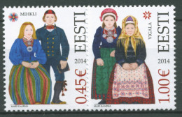 Estland 2014 Trachten 790/91 Postfrisch - Estonie