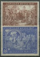 Alliierte Besetzung 1947 Leipziger Messe 941/42 II B Postfrisch - Mint