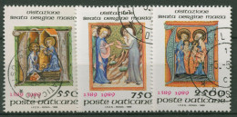 Vatikan 1989 Fest Mariä Heimsuchung Initialen 973/75 Gestempelt - Used Stamps