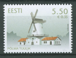 Estland 2008 Windmühle Polma 621 Postfrisch - Estland