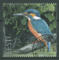 Estland 2014 Tiere Vogel Des Jahres Eisvogel 789 Gestempelt - Estonie