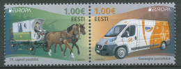 Estland 2013 Europa CEPT Postfahrzeuge Kutsche 763/64 Postfrisch - Estonia